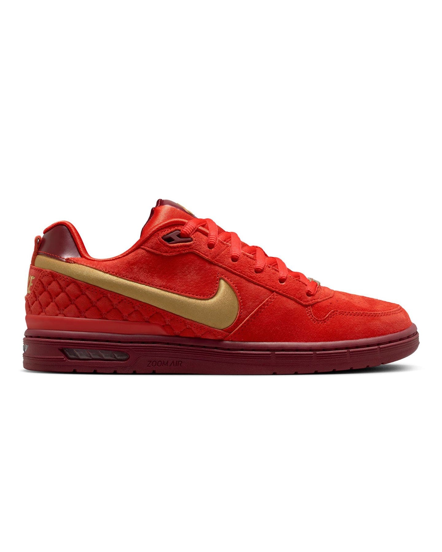 Nike SB Paul Rodriguez Zoom Air Low - Habanero Red / Club Gold - Team Red - -