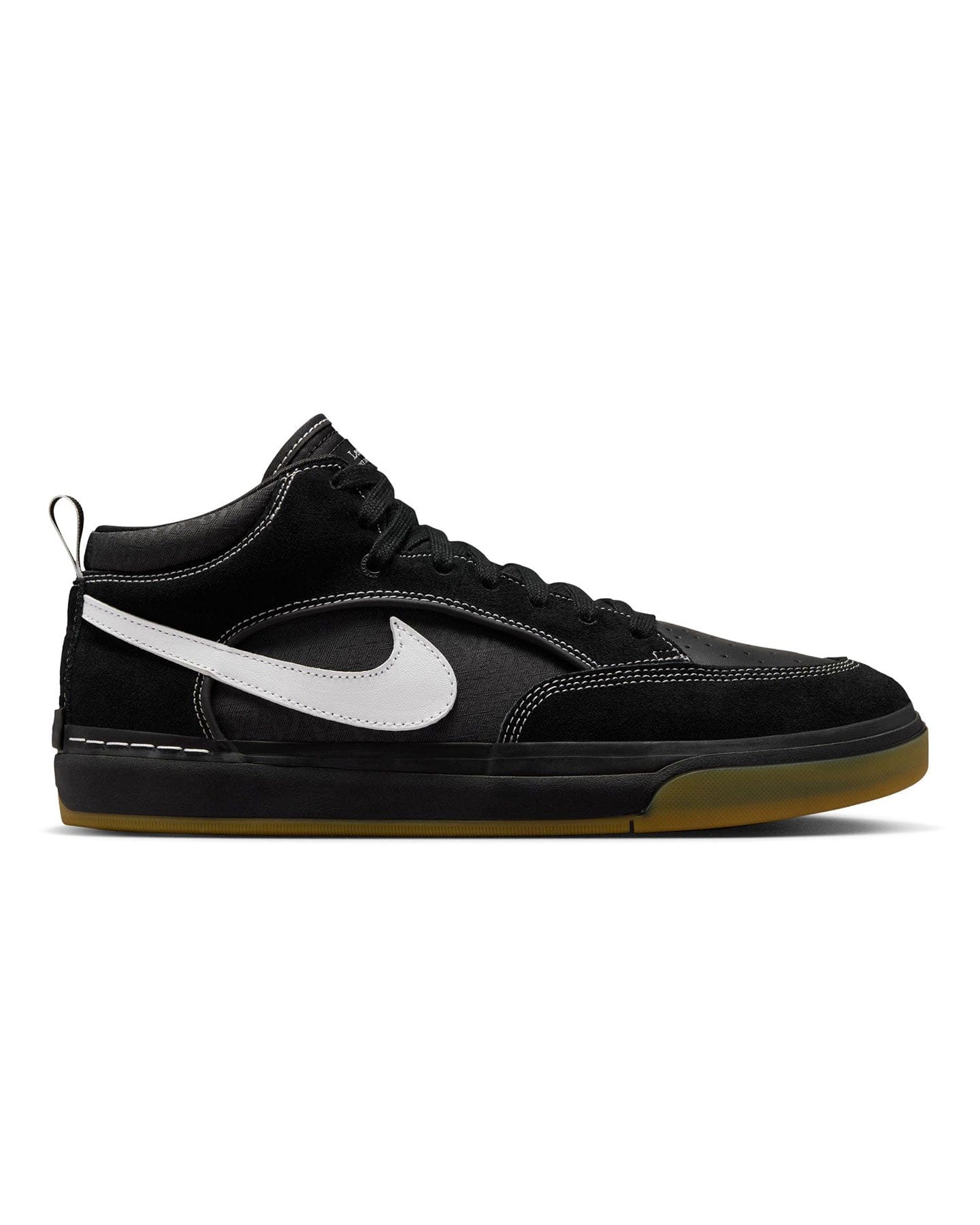 Nike SB React Leo - Black / White - Black / Gum - DX4361 005 - 198481713622