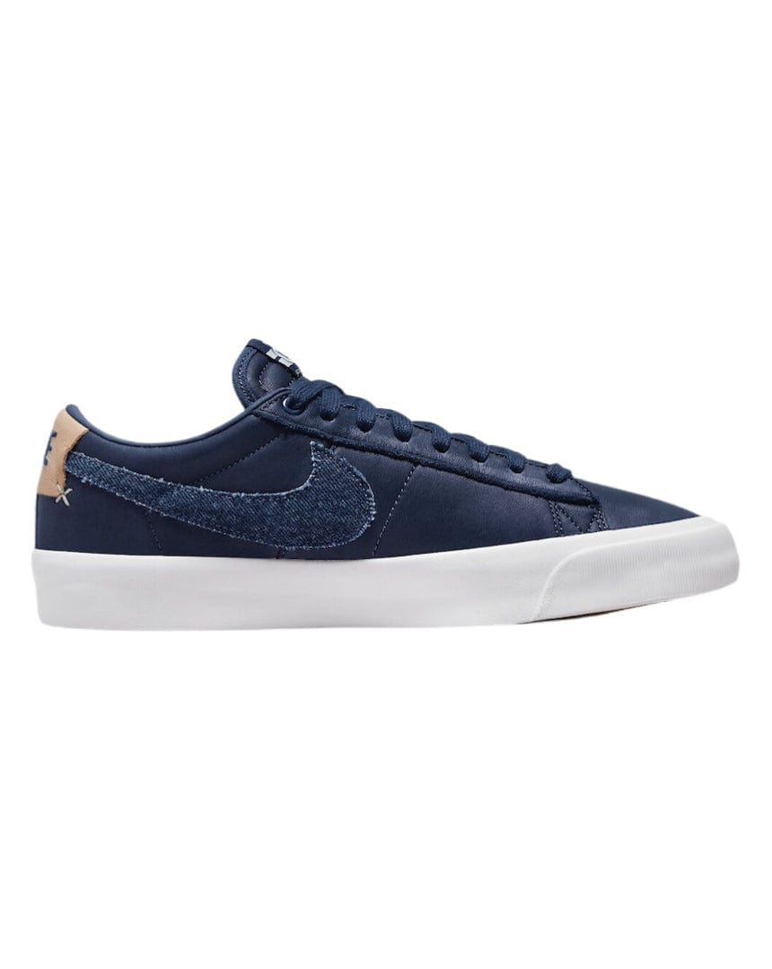 Nike SB Zoom Blazer Low Pro GT PRM - Midnight Navy - DM8890-400 - 195869044330