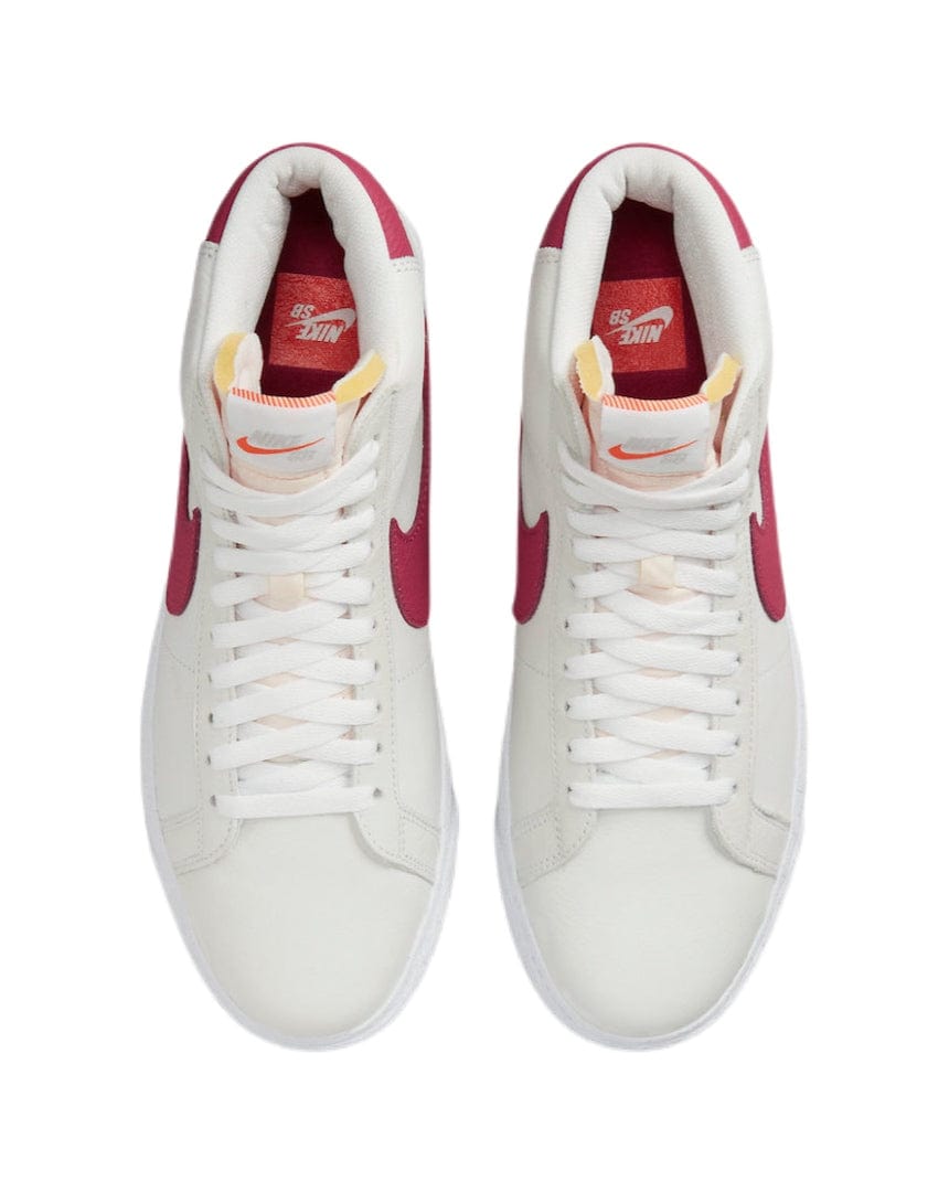 Nike SB Zoom Blazer Mid ISO - White / Sweet Beet / Blanc - -