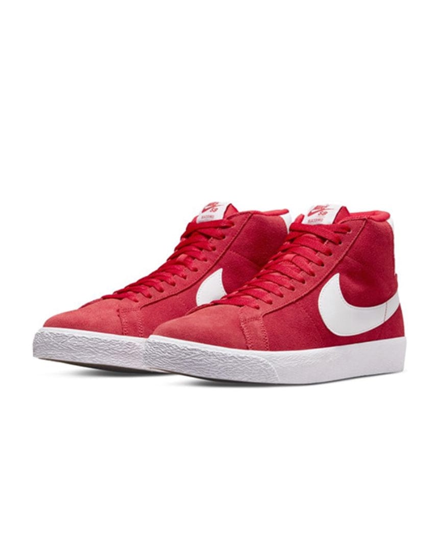 Nike SB Zoom Blazer Mid - University Red / White - -