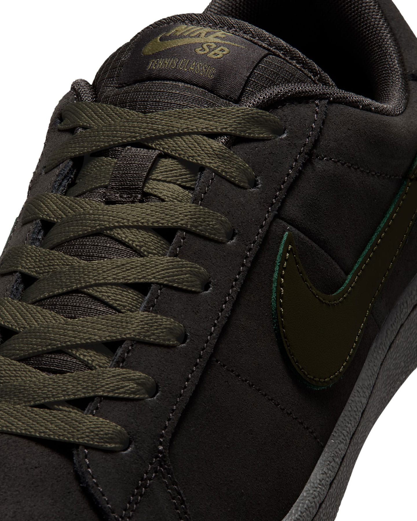 Nike SB Zoom Tennis Classic - Deep Pewter / Medium Olive - Deep Pewter - -