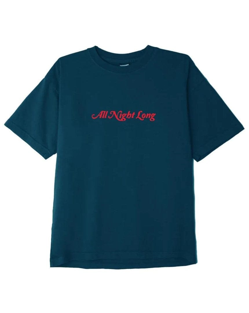 Obey All Night Long Heavyweight Box T - Shirt - - 83962546