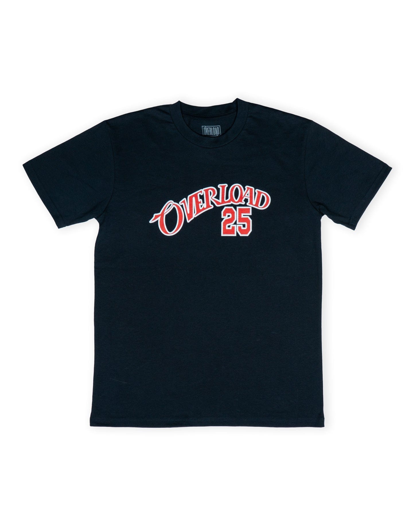 Overload 25 Year Arch Tee - Navy - -