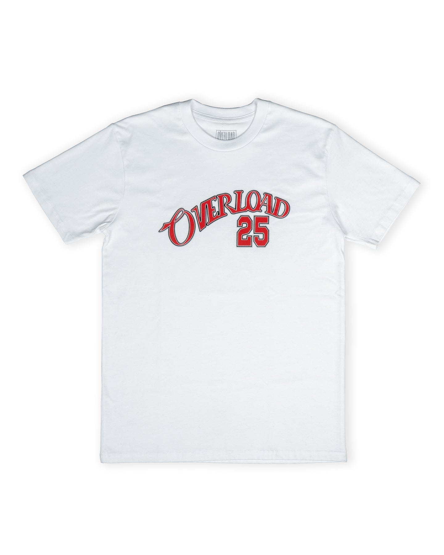 Overload 25 Year Arch Tee - White - -