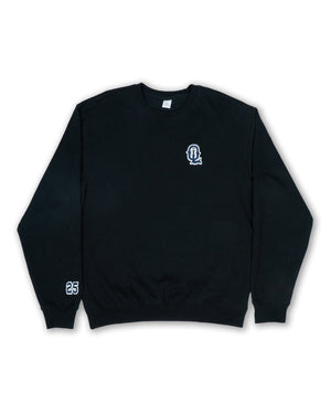 Overload 25 Year OL Logo Crewneck - Black - -