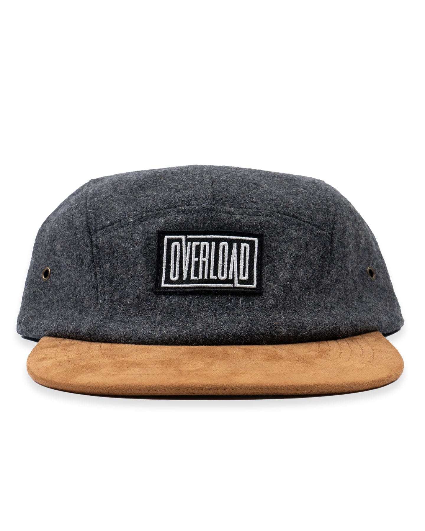 Overload 5 Panel Wool Suede Strapback Hat - - 99285938