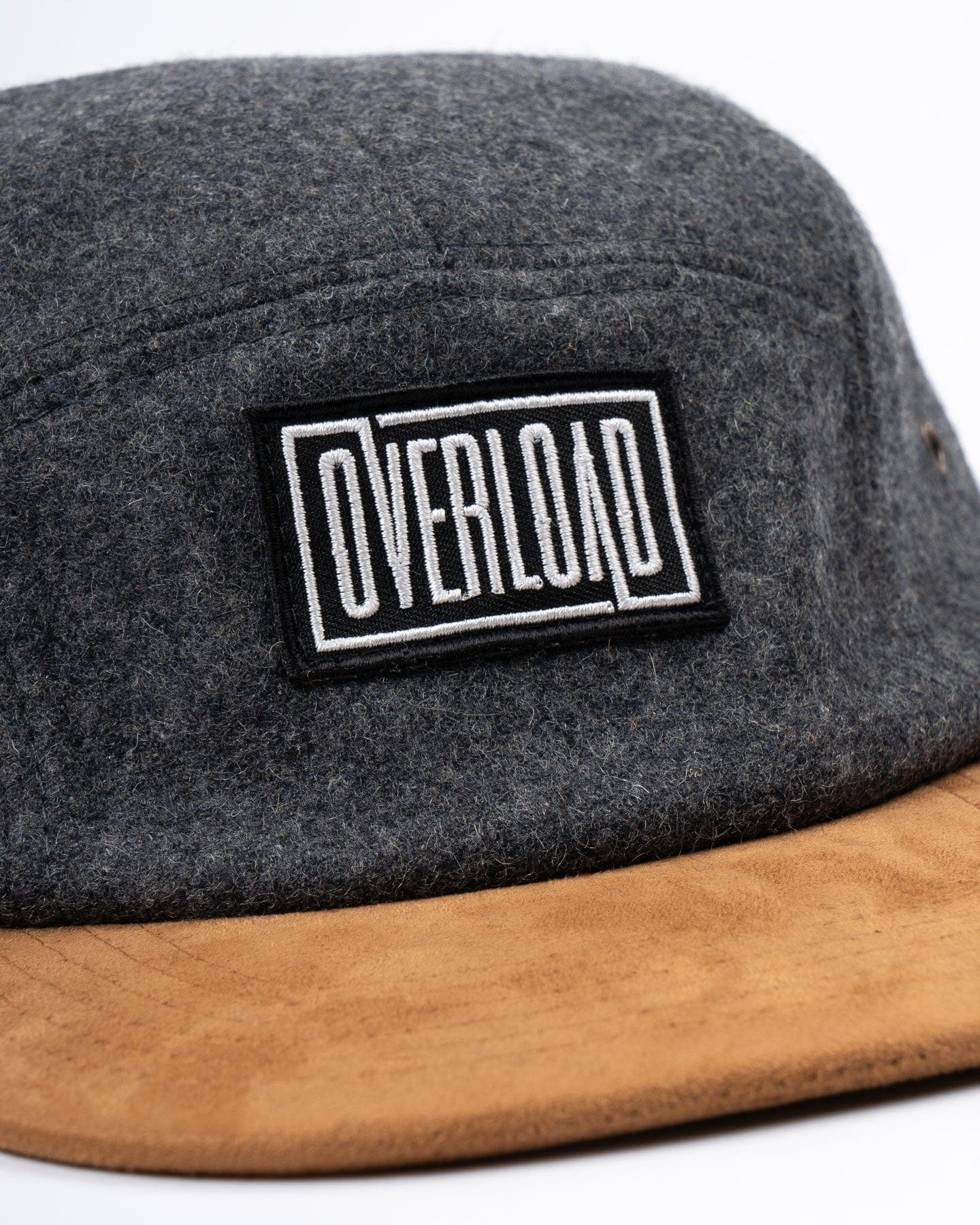 Overload 5 Panel Wool Suede Strapback Hat - - 99285938