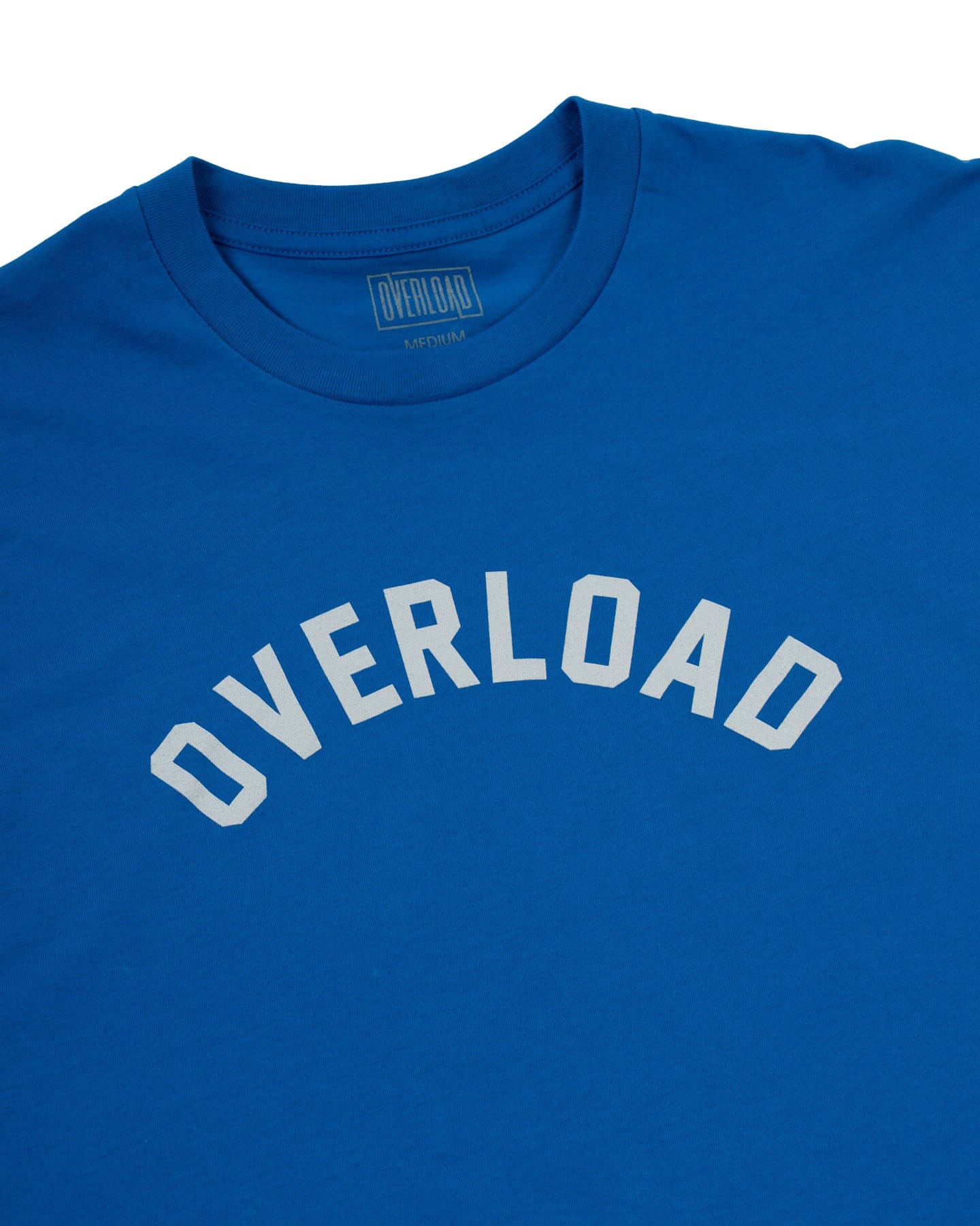Overload Arched Tee - Bright Royal / Silver - -