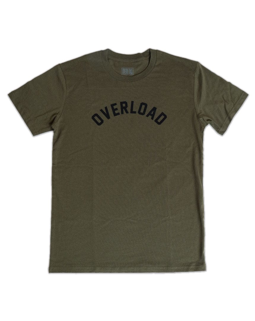 Overload Arched Tee - Army / Black - -