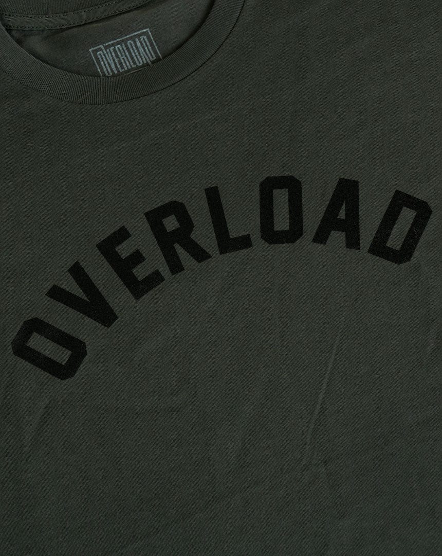 Overload Arched Tee - Charcoal / Black - -