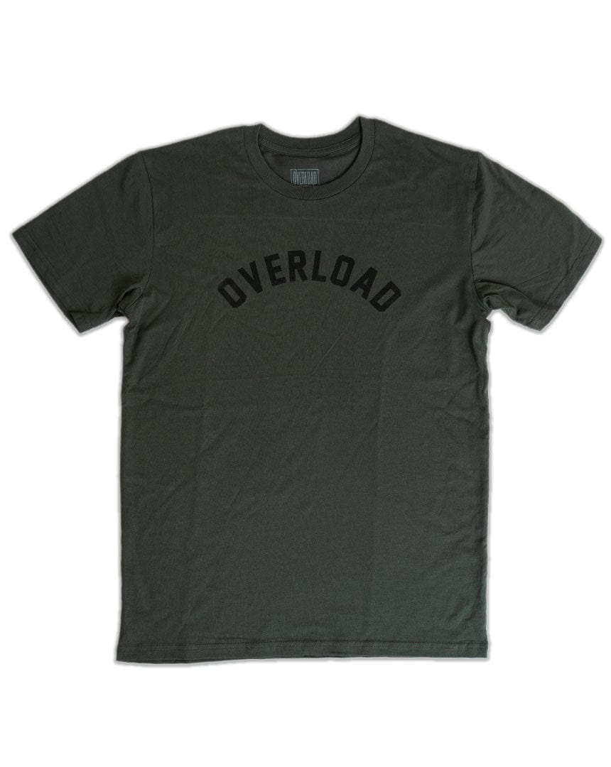 Overload Arched Tee - Charcoal / Black - -