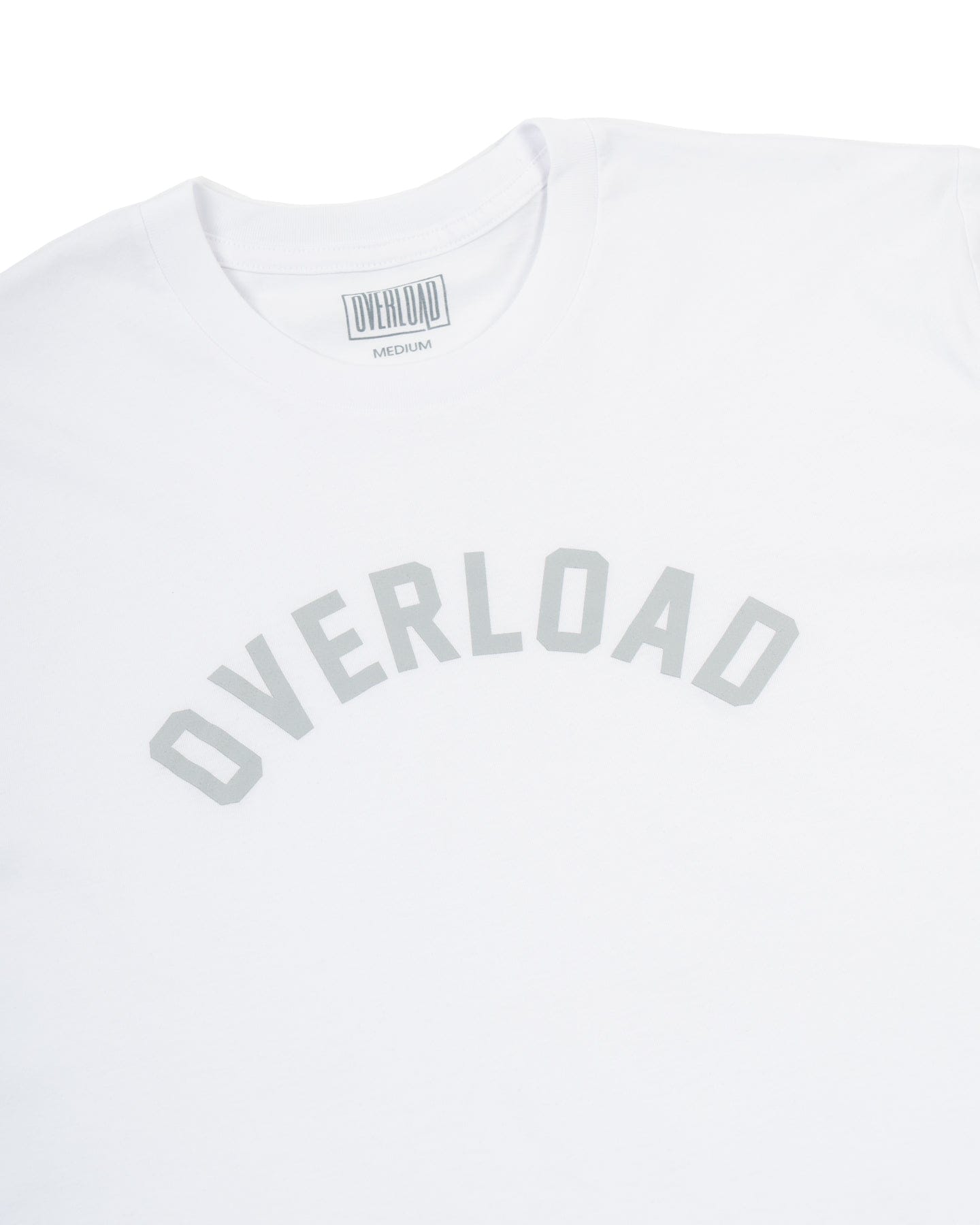 Overload Arched Tee - White / Silver - -