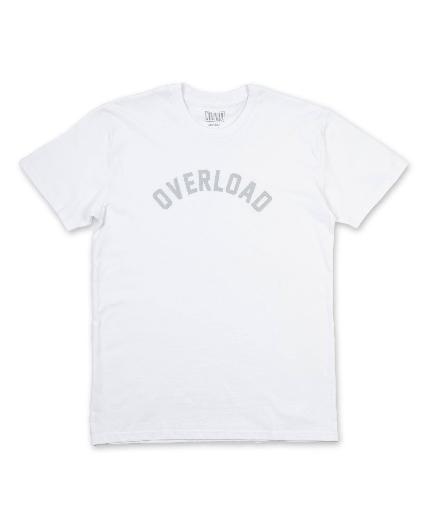 Overload Arched Tee - White / Silver - -