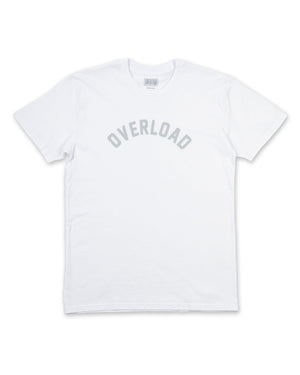 Overload Arched Tee - White / Silver - -
