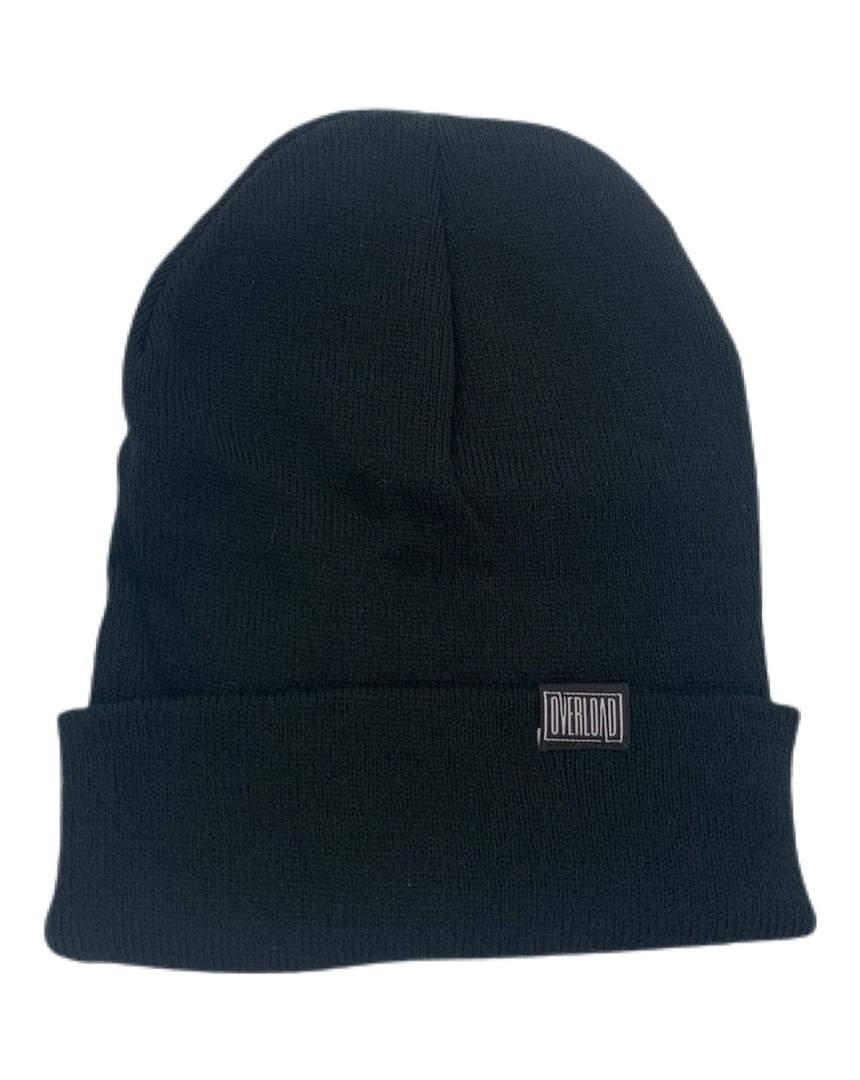 Overload Beanie Overload Clip Tag Jersey Lined Beanie - Black