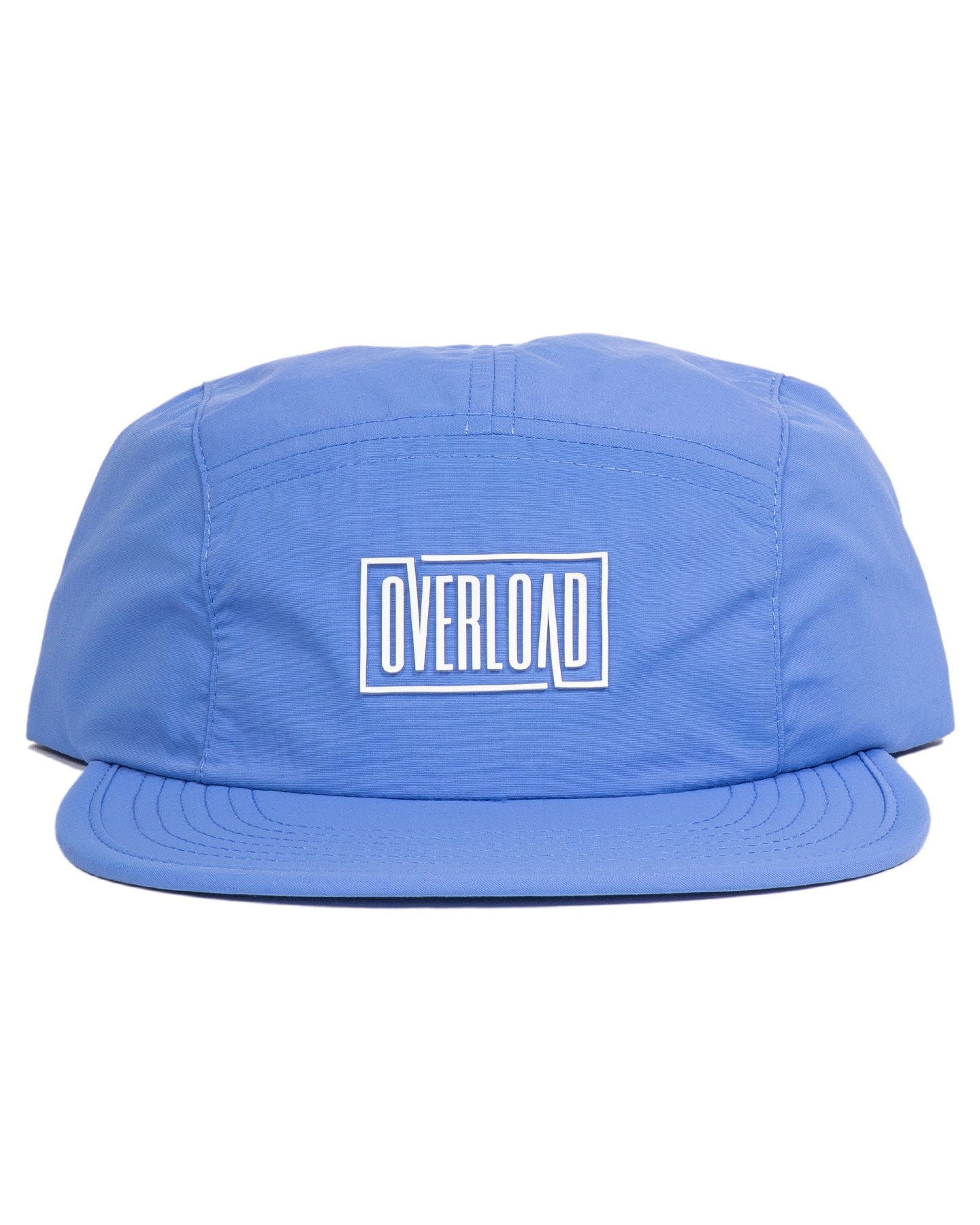 Overload Box Logo 5 Panel Camper Hat - Light Blue - -