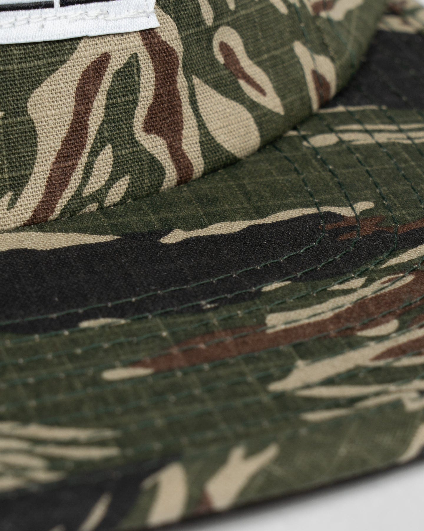 Overload Box Logo Patch 5 Panel Camper Hat - Tiger Camo - 7005 - 11670519