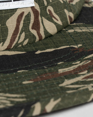 Overload Box Logo Patch 5 Panel Camper Hat - Tiger Camo - 7005 - 11670519