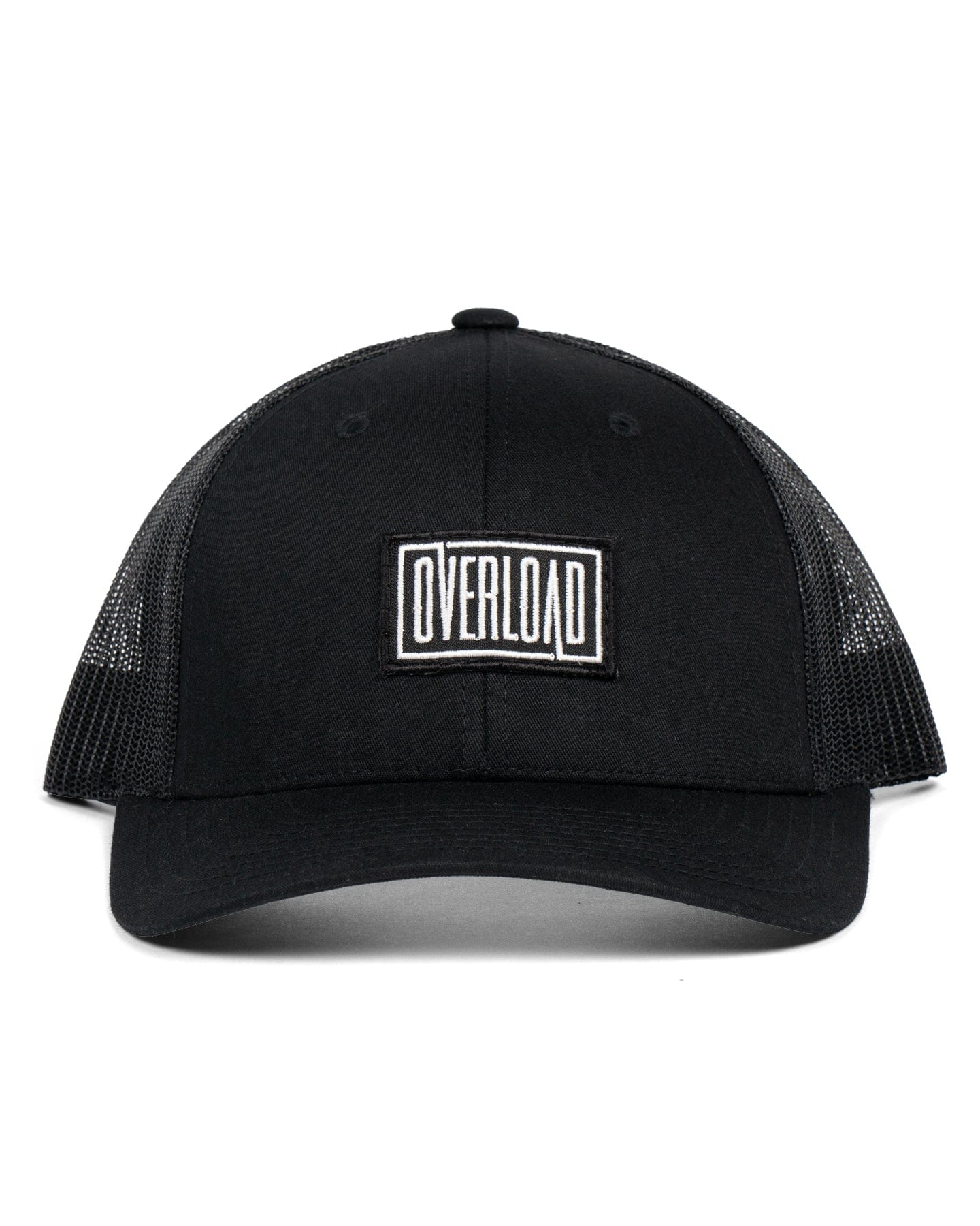 Overload Box Logo Patch Trucker - Black - 6601 - 07345143
