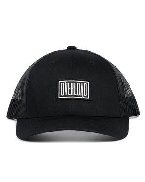 Overload Box Logo Patch Trucker - Black - 6601 - 07345143