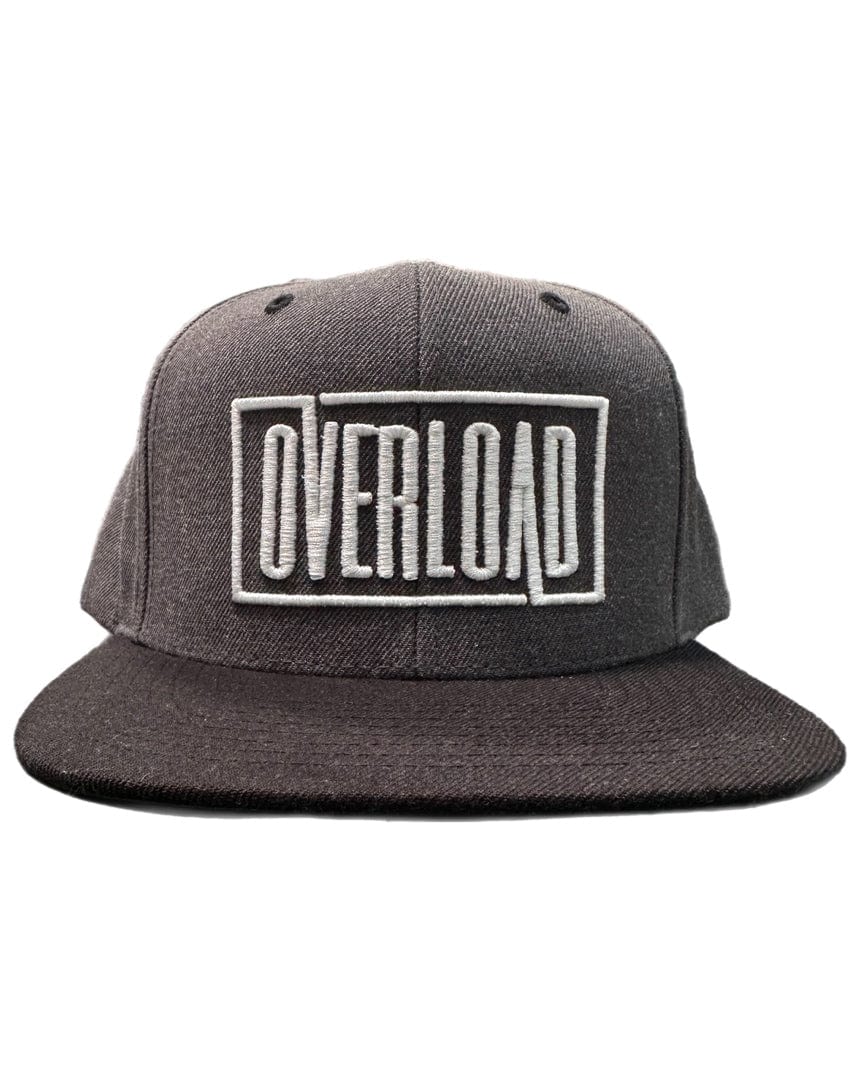 Overload Box Logo Snapback Hat - Dark Heather / Black - - 08242935