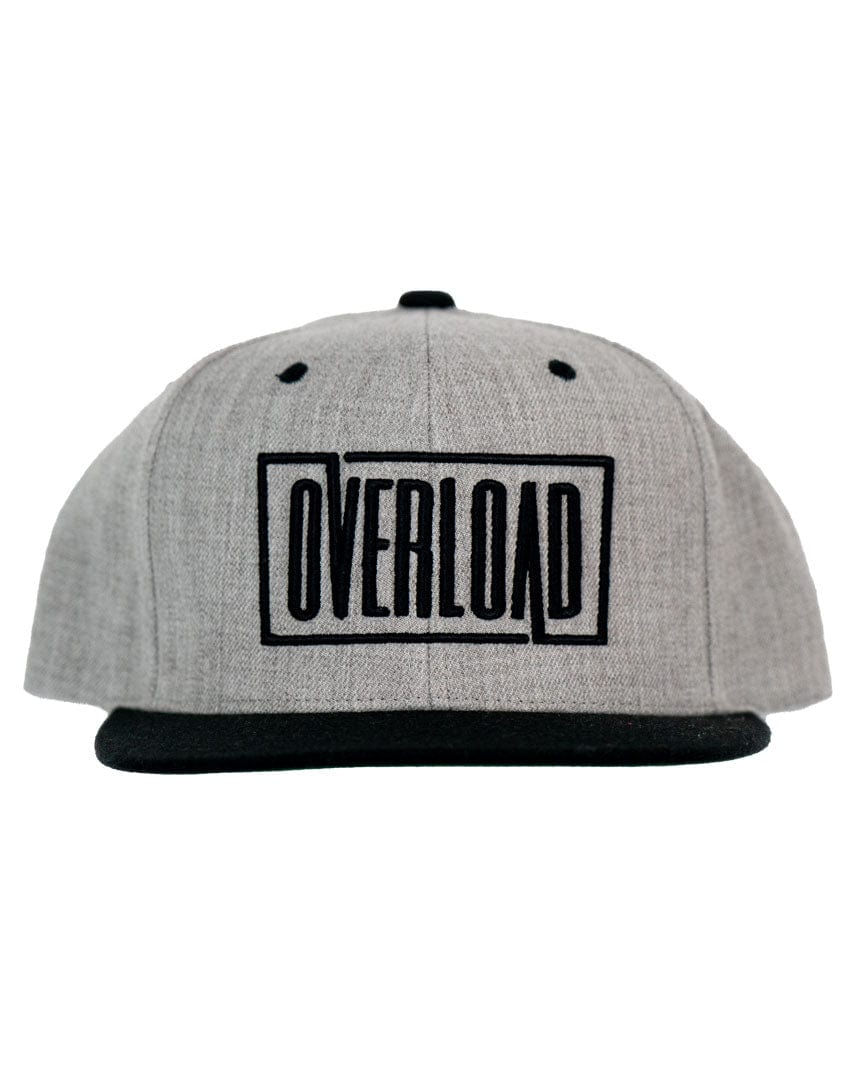 Overload Box Logo Snapback Hat - Heather / Black - - 61872887