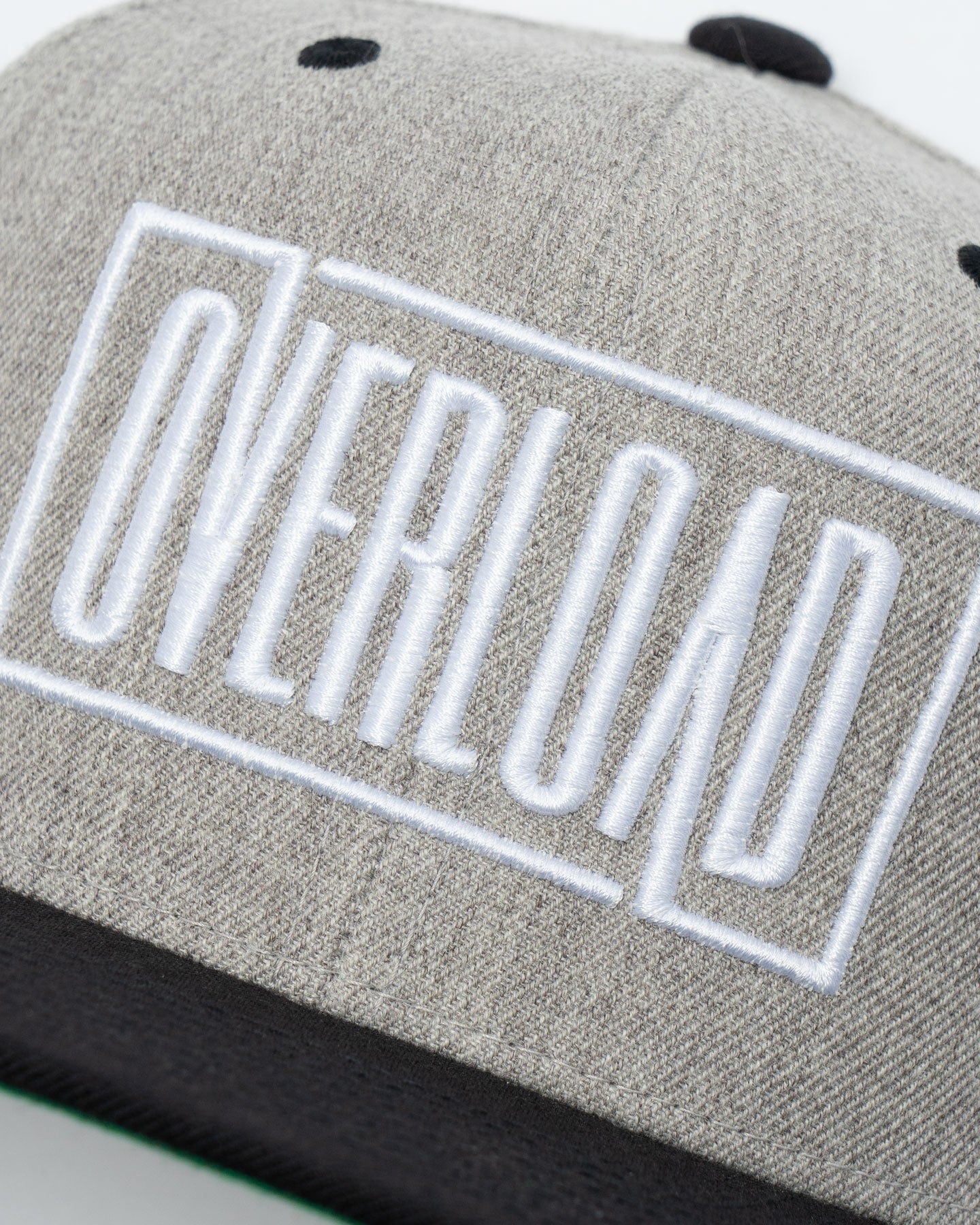 Overload Box Logo Snapback Hat - Heather / Black - OLBXSNPLGRYBLK - 61872887