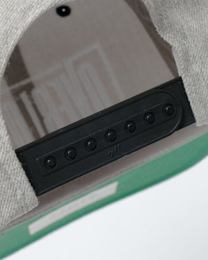Overload Box Logo Snapback Hat - Heather / Black - OLBXSNPLGRYBLK - 61872887