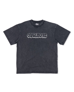 Overload Bubble Letter Glow Tee - Vintage Black - -