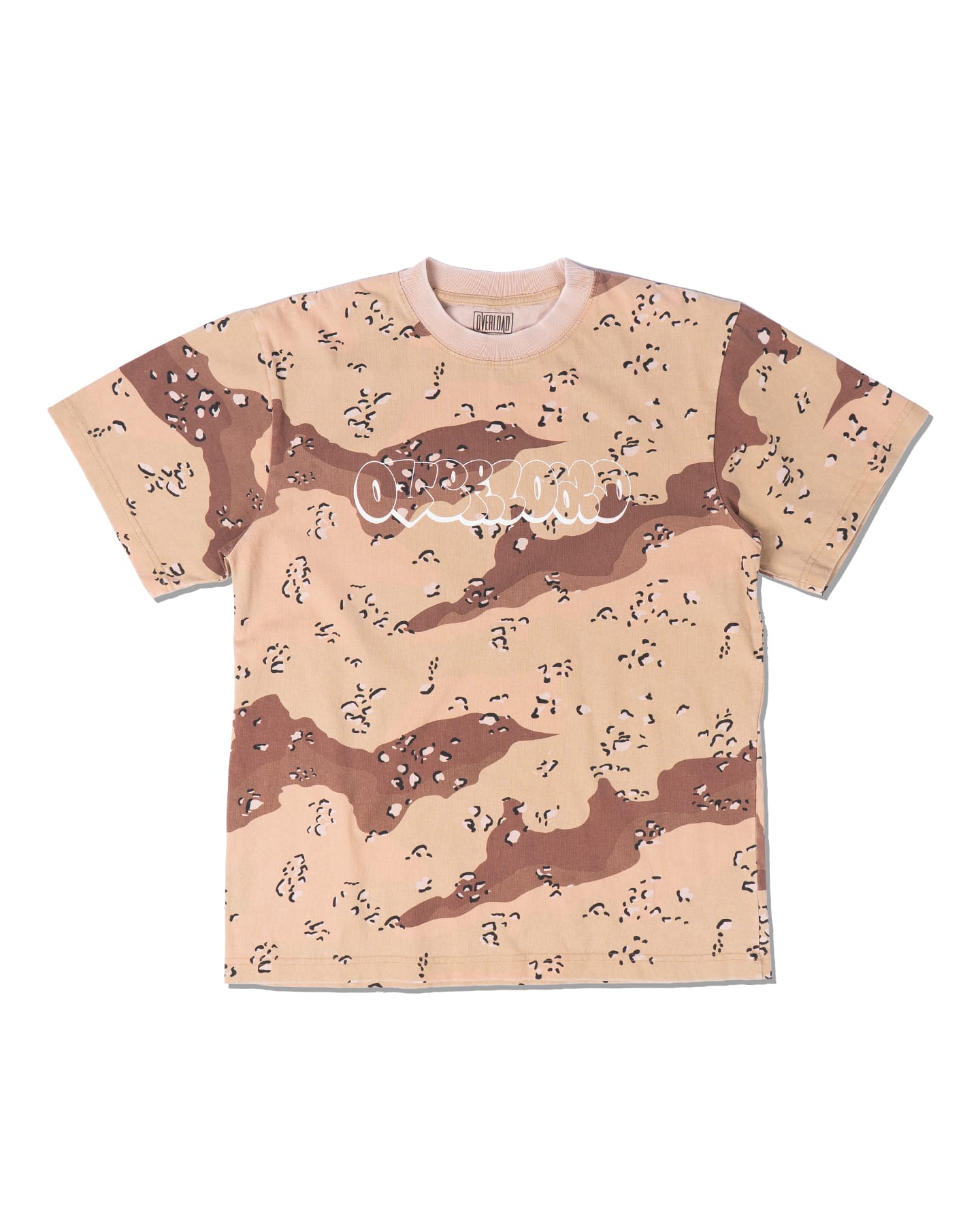 Overload Bubble Letter Glow Tee - Vintage Desert Camo - -