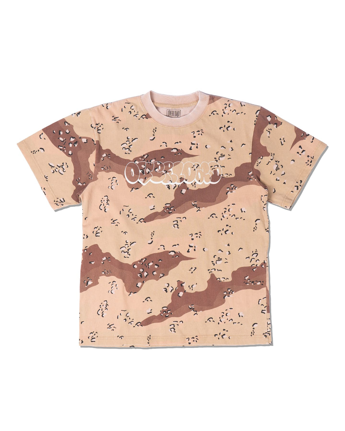 Overload Bubble Letter Glow Tee - Vintage Desert Camo - -