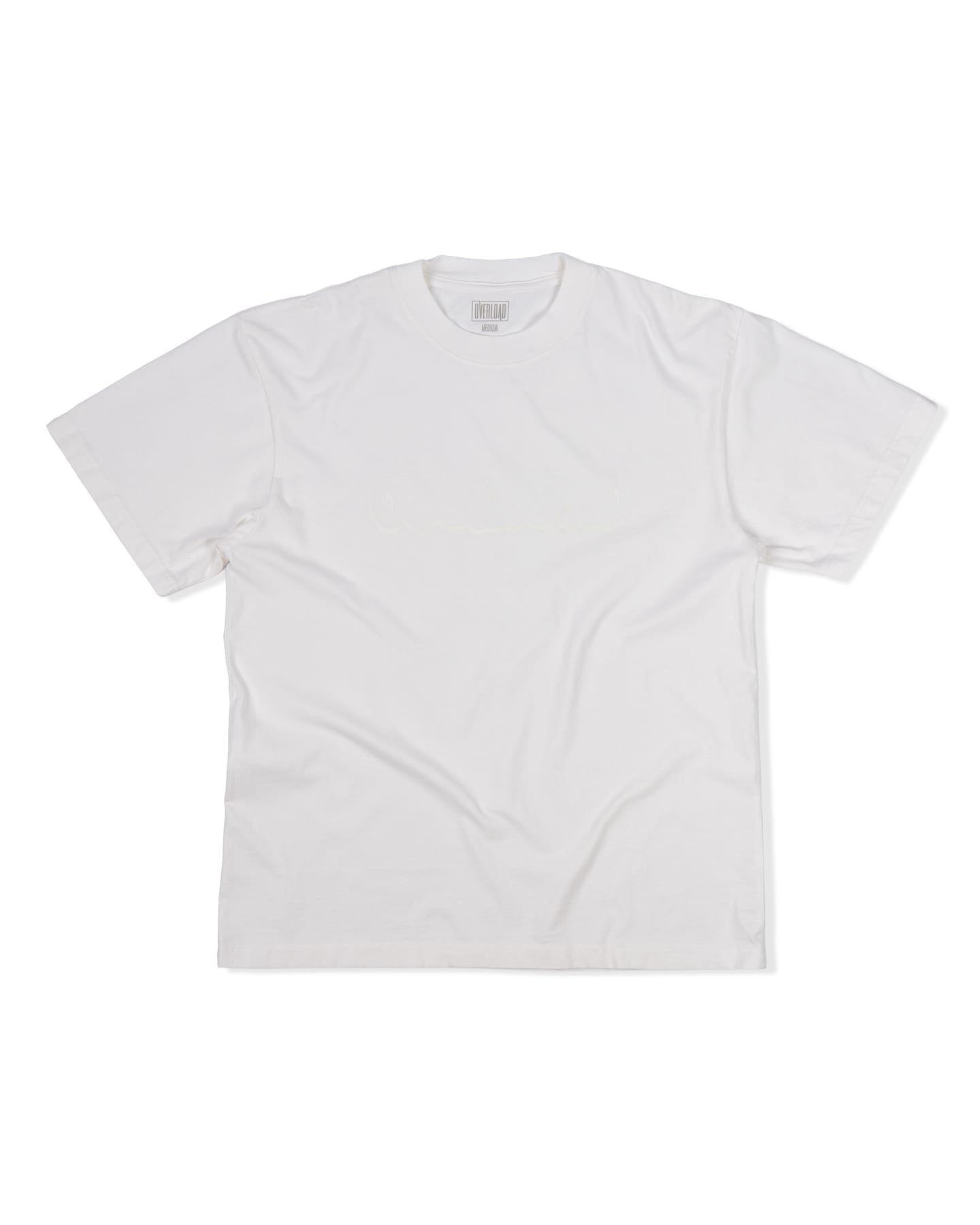 Overload Bubble Letter Glow Tee - White - -