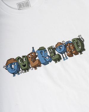 Overload Characters Tee - White - -