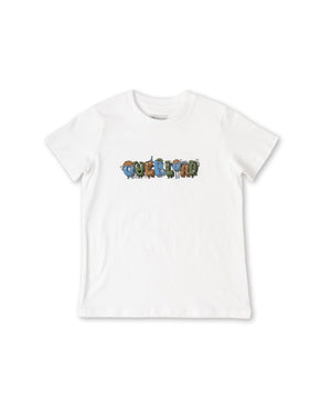 Overload Characters Youth Tee - White - -