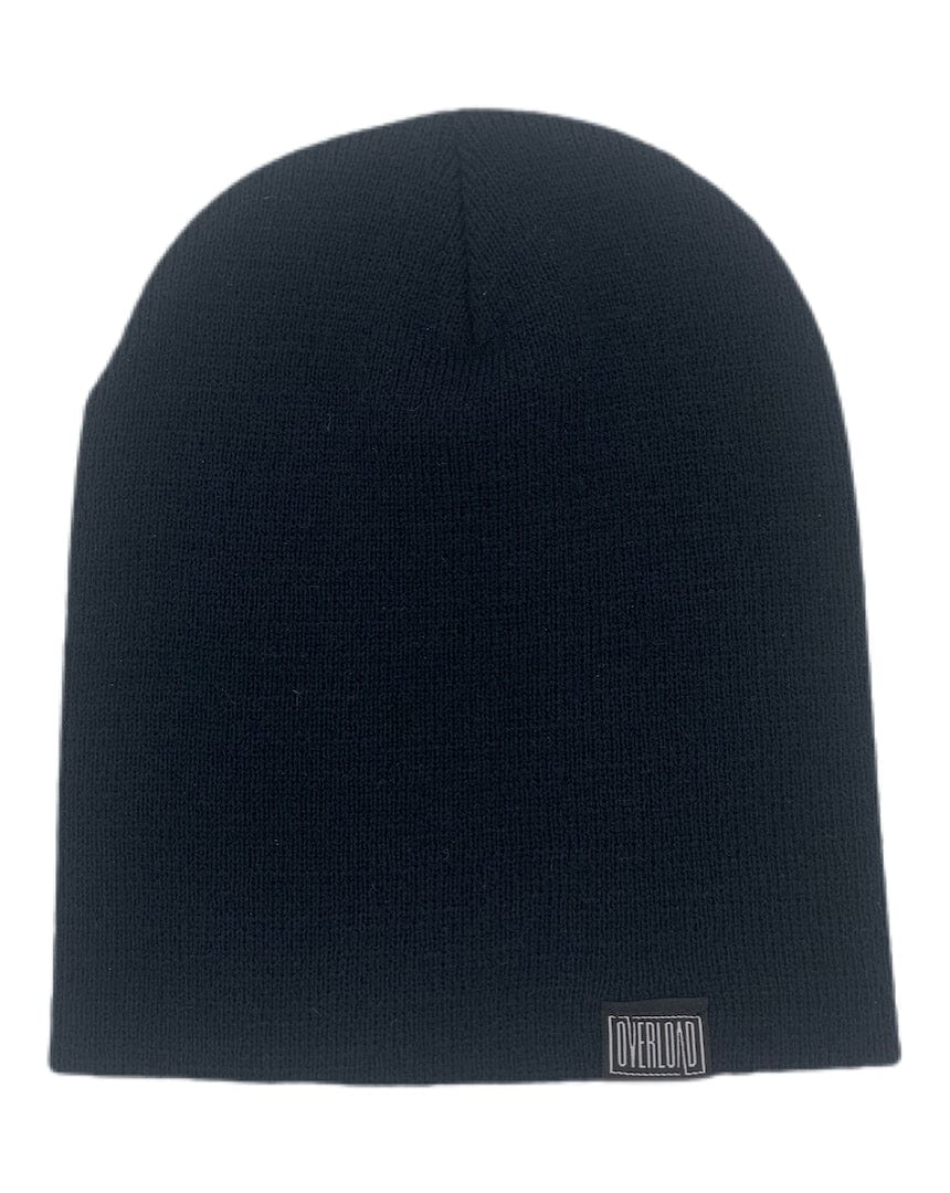 Overload Clip Tag Classic Knit Beanie - Black - - 56588791