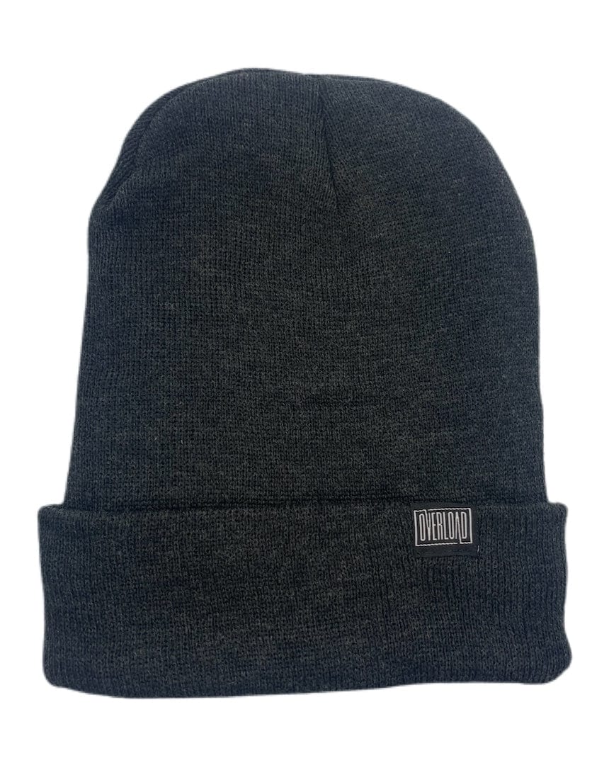 Overload Clip Tag Jersey Lined Beanie - Heather Charcoal - - 29653495