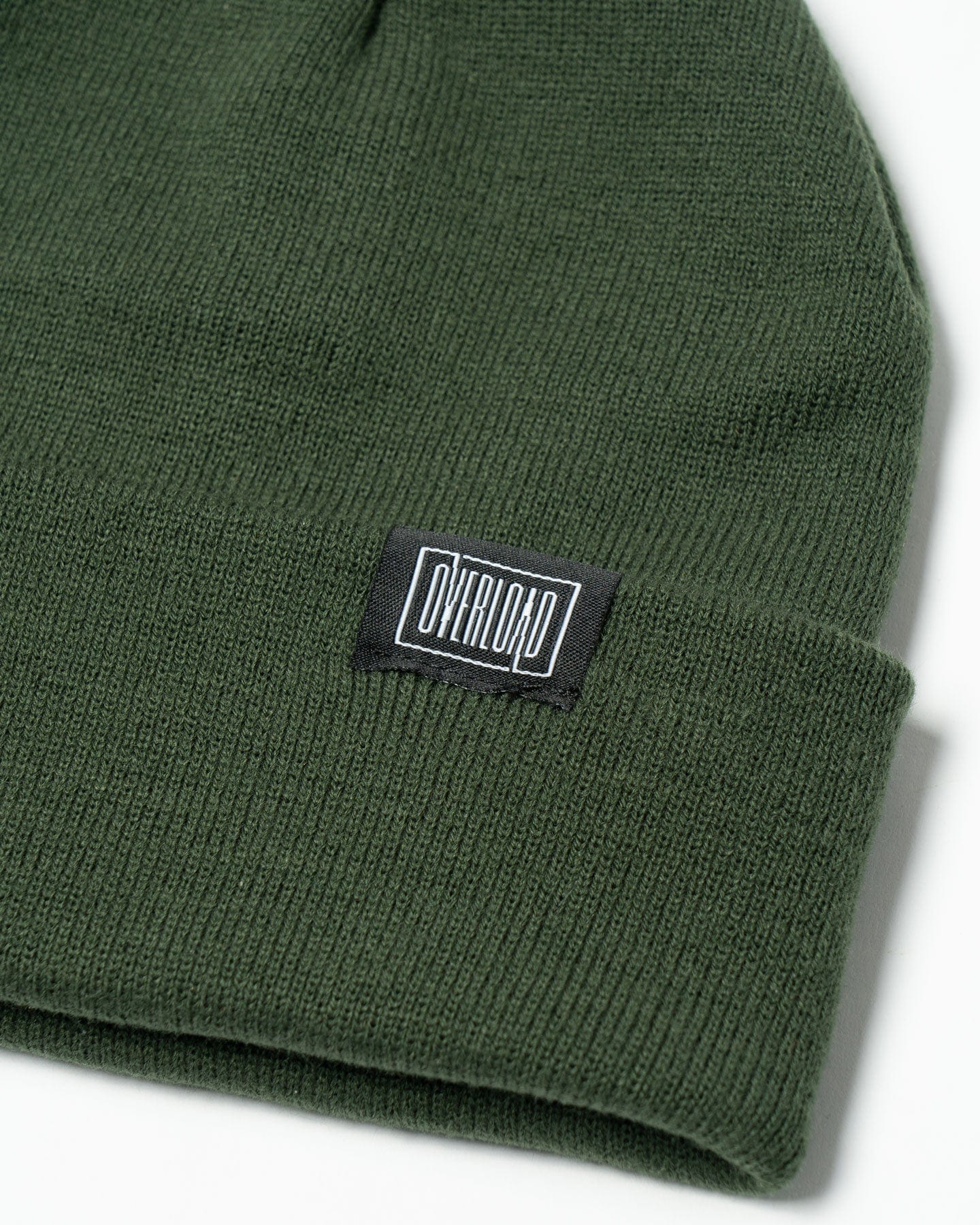 Overload Fine Knit Watch Cap Beanie - Hunter Green - OLWTCCAPHGRN - 25794039