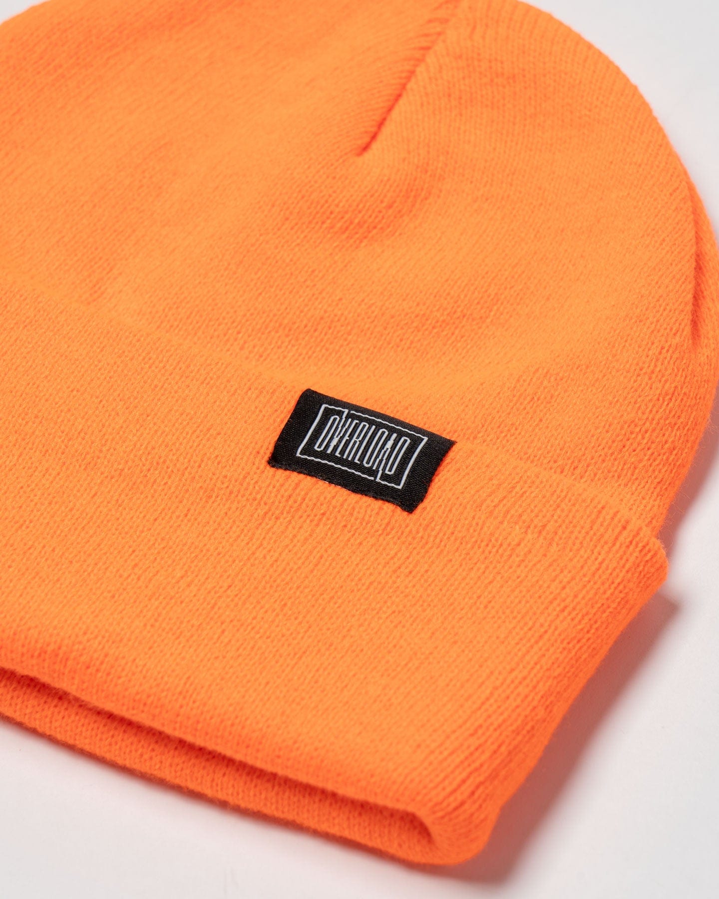 Overload Fine Knit Watch Cap Beanie - Safety Orange - - 16675831