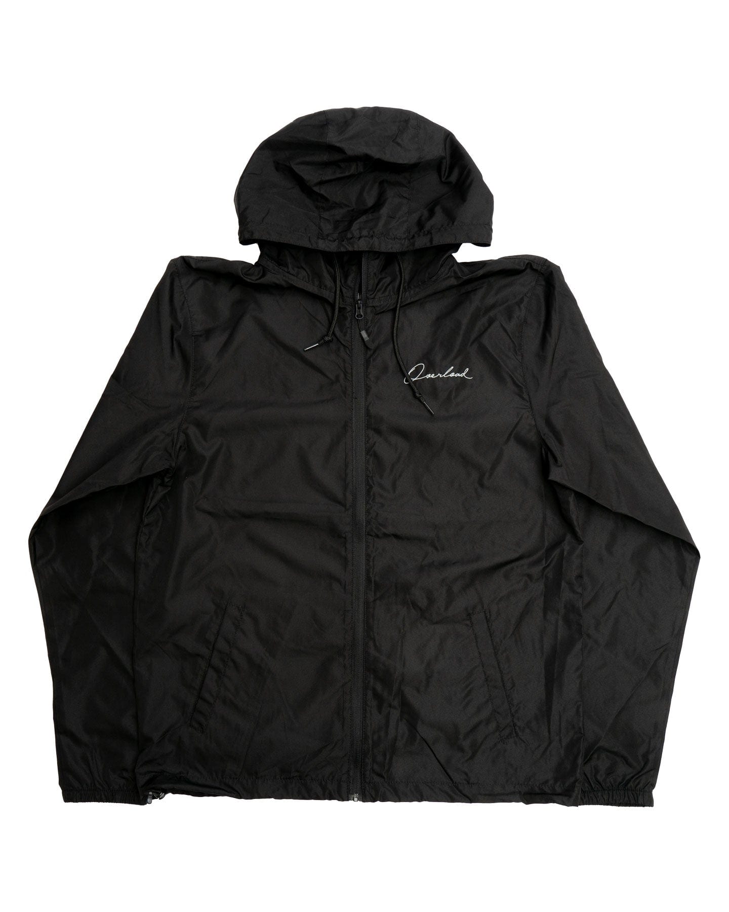 Overload Lightweight Full Zip Windbreaker - Black - -