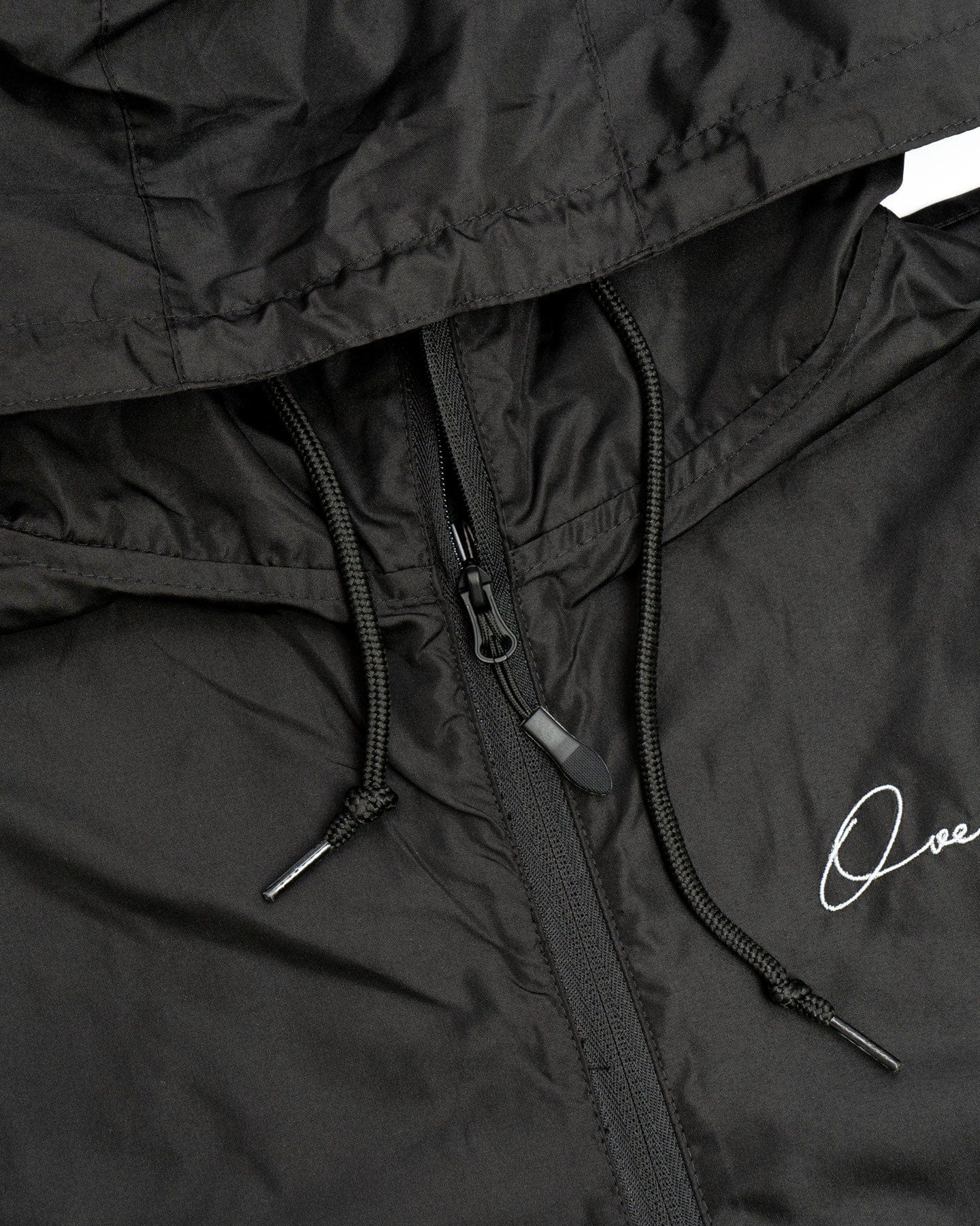 Overload Lightweight Full Zip Windbreaker - Black - -