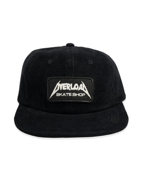 Overload Metal Glow Patch Corduroy Hat - Black - -