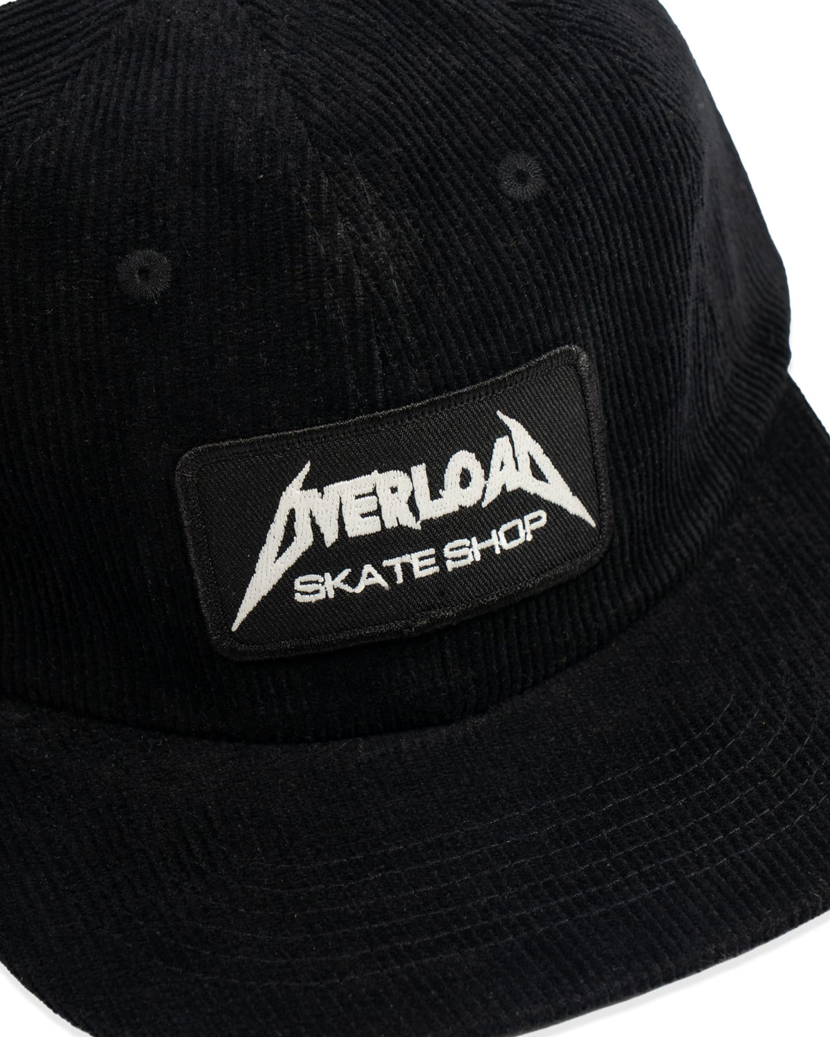 Overload Metal Glow Patch Corduroy Hat - Black - -