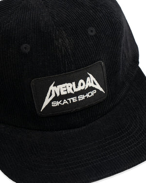 Overload Metal Glow Patch Corduroy Hat - Black - -