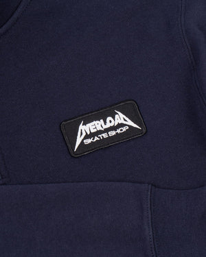 Overload Metal Glow Patch Quarter Zip - Navy - -