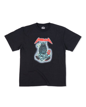 Overload Metal Owl Tee - Black - -