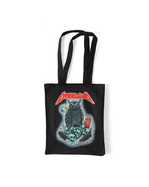 Overload Metal Owl Trick or Treat Tote - Black - -