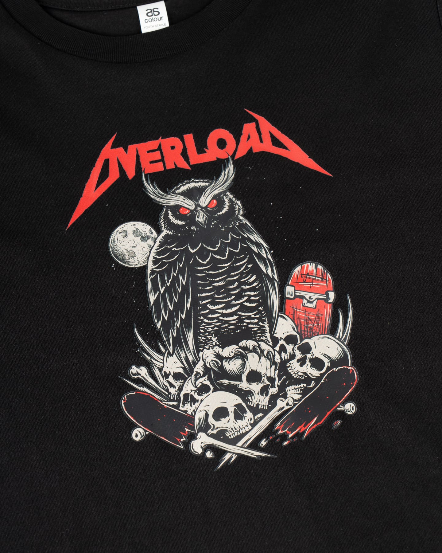 Overload Metallica Owl Youth - Black - -
