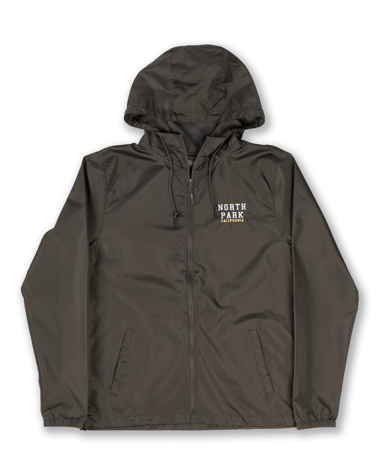 Overload North Park Full Zip Windbreaker - Graphite - -