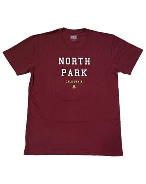 Overload North Park Tee - Burgandy - - 03750647